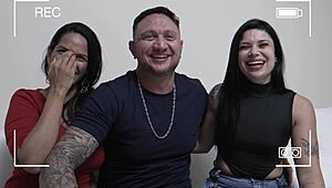 Entrevista com a família macettare acabou com a kel fazendo uma dupla penetração completo no red