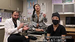 i'm jasmine rose, latina nurse, back blasted with cum pov at hospital