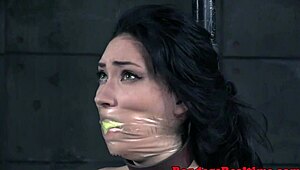 beauty dildo fucked by master from behind