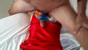 Private Pov With French Amateur In Satin Lingerie