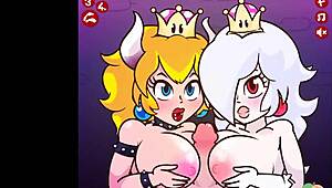 i'm watchin bowsette n boosalina in this pov facial video