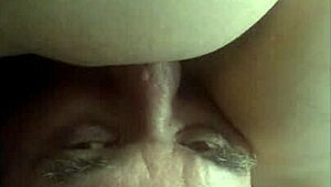 Old Man Delivers Intense Cunnilingus Close-Up