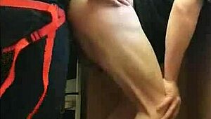 Pegging Boyfriend's Ass in Kitchen, Public Cornfield, and Bathroom with Ass to Mouth