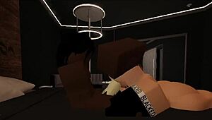Roblox Snowbunny Cheats On Boyfriend With Big Black Cock In Fan Session
