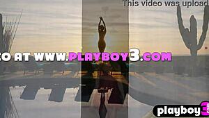 Blonde Olivia Preston shows off her hot body and petite features while posing