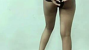 Solo Indian Girl Enjoys Her Boobs And Pussy!