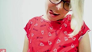 Huge Load on My Tits After Blowjob!