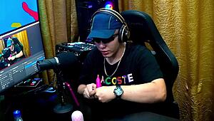 Ruan vibrates milf's nipple, she moans