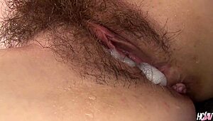 Cock-hungry asian slut sayaka tsuji takes a stiff rod deep