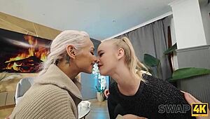 Swap4K Kinky Couple Fucks Young 18+ Girl After Feet Massage While Cuckold Boyfriend Watches