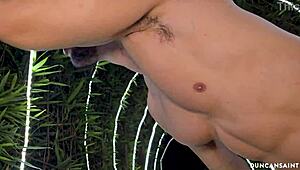 Tattooed Colombian Bodybuilder Devours Ass And Cock Outdoors