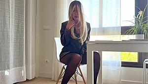 Step Sister Cums in Pantyhose Compilation