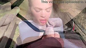 Forester films himself fucking a married milf in the forest