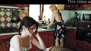 gang bang on farm with sara bell anal dp cum