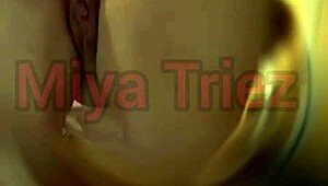 miya triez asks, 'want to see my pov strip tease as a teasing housewife with big natural tits?'