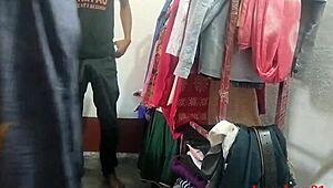 sonali bengali wife FUCKS alone at home with husband