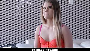 Brooke Karter consoles her stepbrother Chad Alva after his breakup