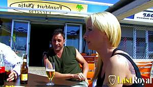 Intense Group Sex On Beach With Brunette And Blonde Babes