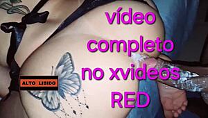 doggystyle interracial homemade fun with brazilian tattooed amateur