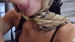 i got a quick blowjob and cum in mouth before mass