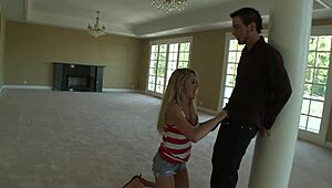 Blonde 18-Year-Old Cutie Brynn Tyler Gets Epic Fucking and Cum Facial