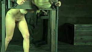 stoked skank gettin mouf gaged by maledom