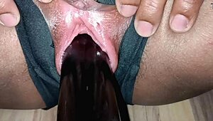 apartment owner demands hard rough fuck payment from poor tenant, cumming on face!