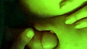 playing with that shaved pussy