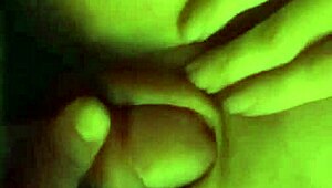 playing with that shaved pussy