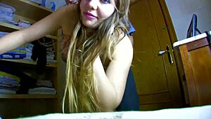 Hey, check out this amateur homesex anal couple having passionate quickie fun!