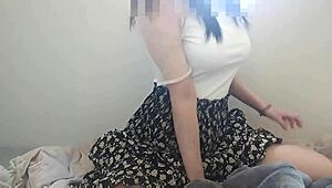 After Coming Home, Urges Lead To Sweet Onani On The Blanket