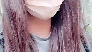 Why does she pee outdoors in stockings?