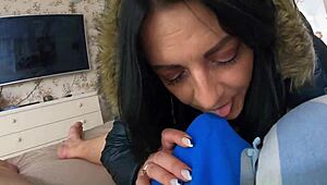 Preview-Milfycalla- Mamada profunda con chaqueta puffer piel 202