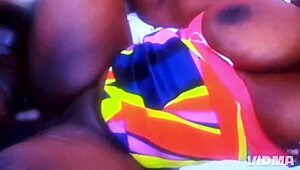 Fat BBW Screams On Big Black Cock.