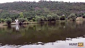 This guy needs cash so he lets stranger fuck liliane outdoors 😈