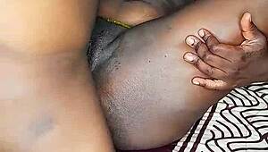 ebony babe gets fucked without condom