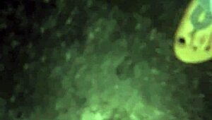 Homemade bbw amateur slut performs sloppy blowjob at gloryhole. She swallows cum from big black cock.