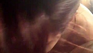 wife sucks cock deep down throat wife deepthroats husband in bedroom intense sucking action with saliva