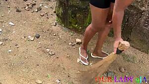 Naughty Uganda Girlfriend's Wild Chair Sex On First Naija Visit