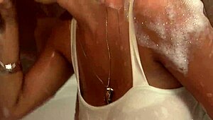 Wendy Relieves Her Husband's Tension in the Pool