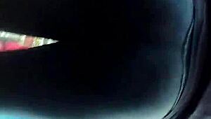 hey, vid from 20160325, hidden leggings ass in retro candid style! 📹