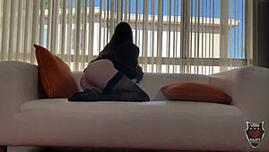 Hazel Moore waits for Rome Major and gets her pussy licked deeply.