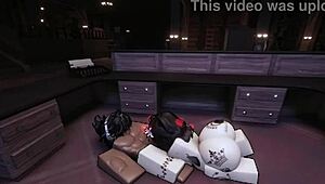 horny slut couldnt wait to finish the game roblox porn