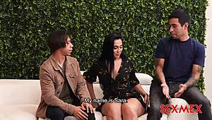 partying with my sexy step-mom yorgelis and sarah at the party