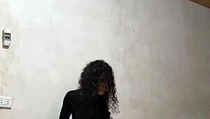 Hidden cam captures Colombian university babe undressing, her perfect body and big tits on display.