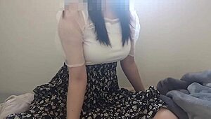 After Coming Home, Urges Lead To Sweet Onani On The Blanket