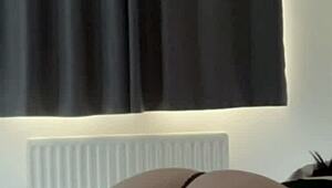 British girl enjoys solo toy play