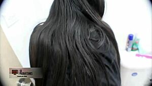 Mi hermanastra es una puta infiel que se atraganto con mi verga