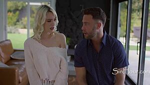 wife cheats in cinema, crying for forbidden fertility