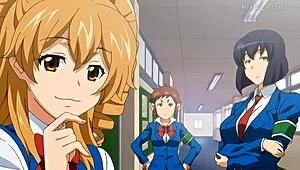 watch this dark-haired schoolgirl getting fucked by students in the bathroom